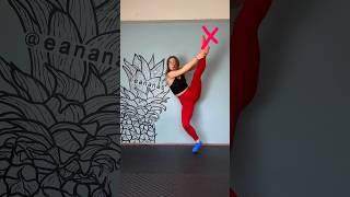 One leg hold Tutorial #howto #gymnast #flexibility #easy #split #workout