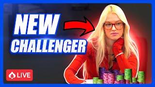 Newcomer Brittany Goes ALL-IN In Live Poker Game