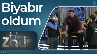 Həmin Zaur - Məcid Hüseynov canlı efirdə qışqırdı - Göydən daş yağır