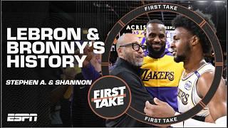 Stephen A. & Shannon Sharpe share thoughts on LeBron & Bronny sharing the same court  | First Take