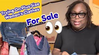 Trying On Plus Size Women’s Clothes For Sale That’s Too Big