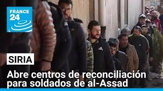 Nuevo Gobierno de Siria invita a antiguos soldados de Bashar al-Assad a regularizar su situación