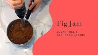 Fig Jam Recipe, Sugar Free 2 Ingredients & Super Easy! How to Make Fig Jam in Less Than 10 Minutes