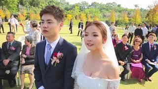 [新竹一五好事婚宴館] Max+Grace戶外證婚/午宴結婚精華