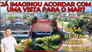 CASA DE FRENTE PARA A PRAIA CIBRATEL 1 EM ITANHAÉM LITORAL SUL DE SP | R$ 650 MIL