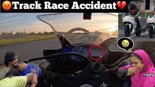 Over speed went wrong Track Race Accident |Amma stop crying | TTF |Ajee is in pain |