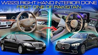 Pakistan's First One Mercedes W221 to W223 Right Hand Interior & Exterior Conversion | Modification