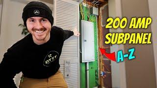 How to Install a 200 AMP Subpanel