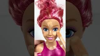 Barbie doll makeup #toys #barbiedoll