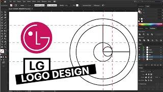 LG Logo Design Illustration - Adobe Illustrator tips - Design.lk