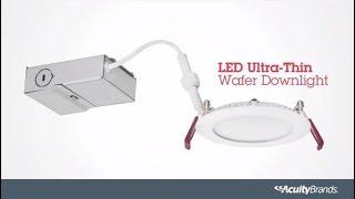 How to Install an LED Ultra-Thin Wafer Downlight | Lithonia Lighting