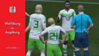 VFL Wolfsburg - FC Augsburg 0-0 | Highlights | Matchday 11 - Bundesliga 2021/22 | FIFA 16