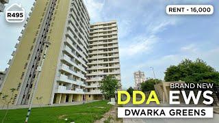 DDA EWS FLATS - Full Detailed Video | Flats for Rent  and Sale  in DWARKA GREENS | BRS SHOW R495