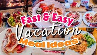 Cheap Vacation Meal Ideas//quick meals for your airbnb!