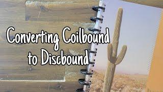Converting a Coilbound Planner to Discbound | Happy Planner Classic | Planner Hack