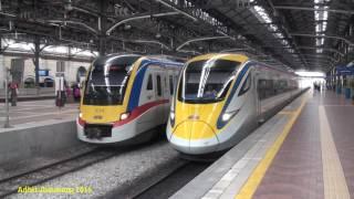 Malaysian Railways - Hunting Train in Kuala Lumpur Railway Station