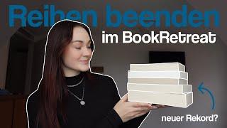 How much do I read in the book retreat? *spoiler free* 🫂 // bookmas 10