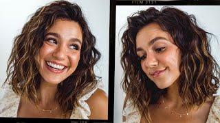 WAVY HAIR ROUTINE (natural, diffuse or air-dried beachy waves tutorial) | 2023