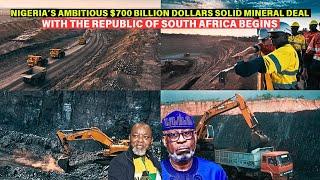 SOUTH AFRICA SIGNS TO BEGIN $700 BILLION DOLLARS AMBITIOUS LITHIUM, GOLD MINE PROJECT IN NIGERIA.