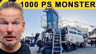 1000 PS MONSTER & STRASSENBAU HIGHTECH auf der BAUMA 2022