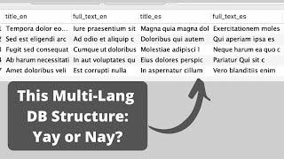 Multi-Language Laravel: Part 2 - DB Models with "title_en"