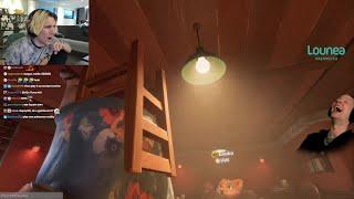 xQc reacts to Hackers in Liar's Bar