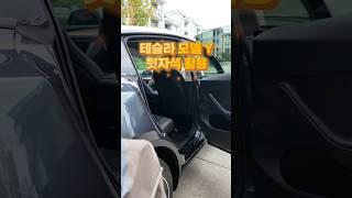 노는 뒷자석 더 유용하게 쓰기! #tesla