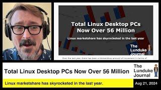 Total Linux Desktop PCs Now Over 56 Million