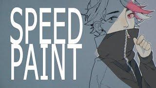 [speedpaint] Painting the traditional lineart in Paint Tool Sai