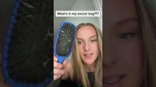 What’s in my soccer bag?! #soccergirl #soccer #soccerbag #soccergear #whatsinmybag