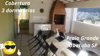 COMPRAR UMA COBERTURA COM 3 QUARTOS COM VISTA PRO MAR - EM UBATUBA - APARTAMENTO DE 3 QUARTOS NA PG