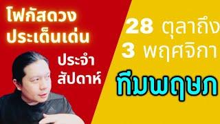 “โฟกัสดวงราศีพฤษภ: ประเด็นเด่นประจำสัปดาห์นี้” 28 ตุลา - 3 พฤศจิกา by ณัฐ นรรัตน์