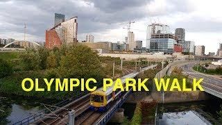 Walk around London Olympic Park Stratford 2018 (4K)