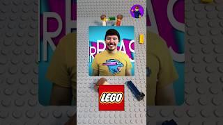 I made MR BEAST with LEGO! #mrbeast #legonator #lego #legomoc #subscribe
