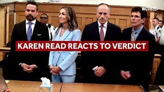 WATCH: Karen Read reacts to verdict in her murder retrial