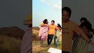 Constable manju tekadi shoot live making #shorts #constablemanju #satyamanju #papyabalma #liveshoot