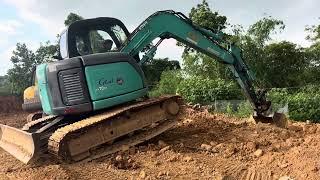 kobelco máy xúc đào cũ | Bãi máy Quang Huyền Phú thọ