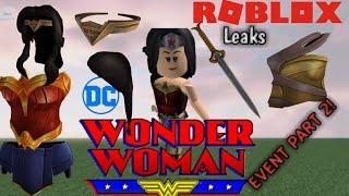 Wonder Woman Event Part 2 Leaks! | Roblox