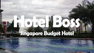 Hotel Boss | Singapore Budget hotel | Reception Lobby Garden Swimming pool & Room view