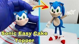 Easy Sonic The Hedgehog Cake Topper for Everyone at Home