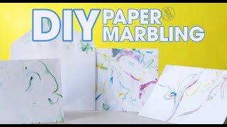 DIY Paper Marbling by Pop Shop America