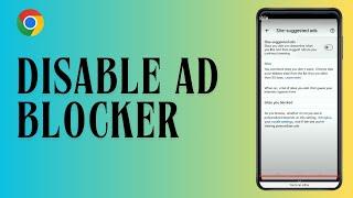 How to Disable ad Blocker in Chrome I Net Nimble