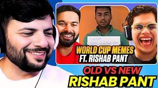 Pakistani Reacts to RISHAB PANT REACT TO MEMES WITH TANMAY BHAT