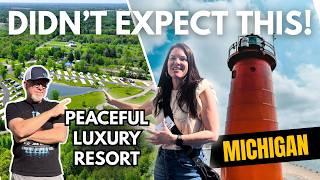 Most Peaceful Luxury RV Camping EVER! An EXCEPTIONAL Place To RV In Michigan