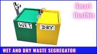 how to make wet and dry waste segregation project | Smart Dustbin Arduino project