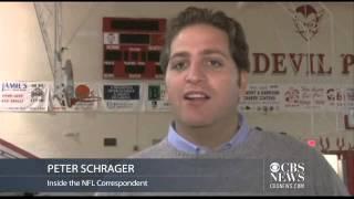 Football player's selfless act grabs national attention