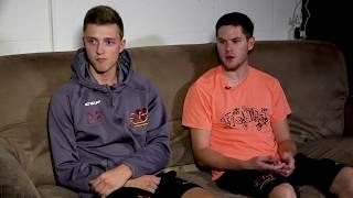 Cal Jesko and Jason Pischke | CMU DIII Hockey