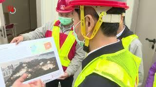 香港中聯辦主任駱惠寧慰問鯉魚門公園度假村緊急防疫觀察中心項目建設者