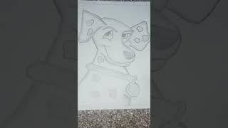 dog sketch#diy  with Harshita#my drawing