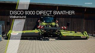 CLAAS DISCO 9300 DIRECT SWATHER Walkaround DE